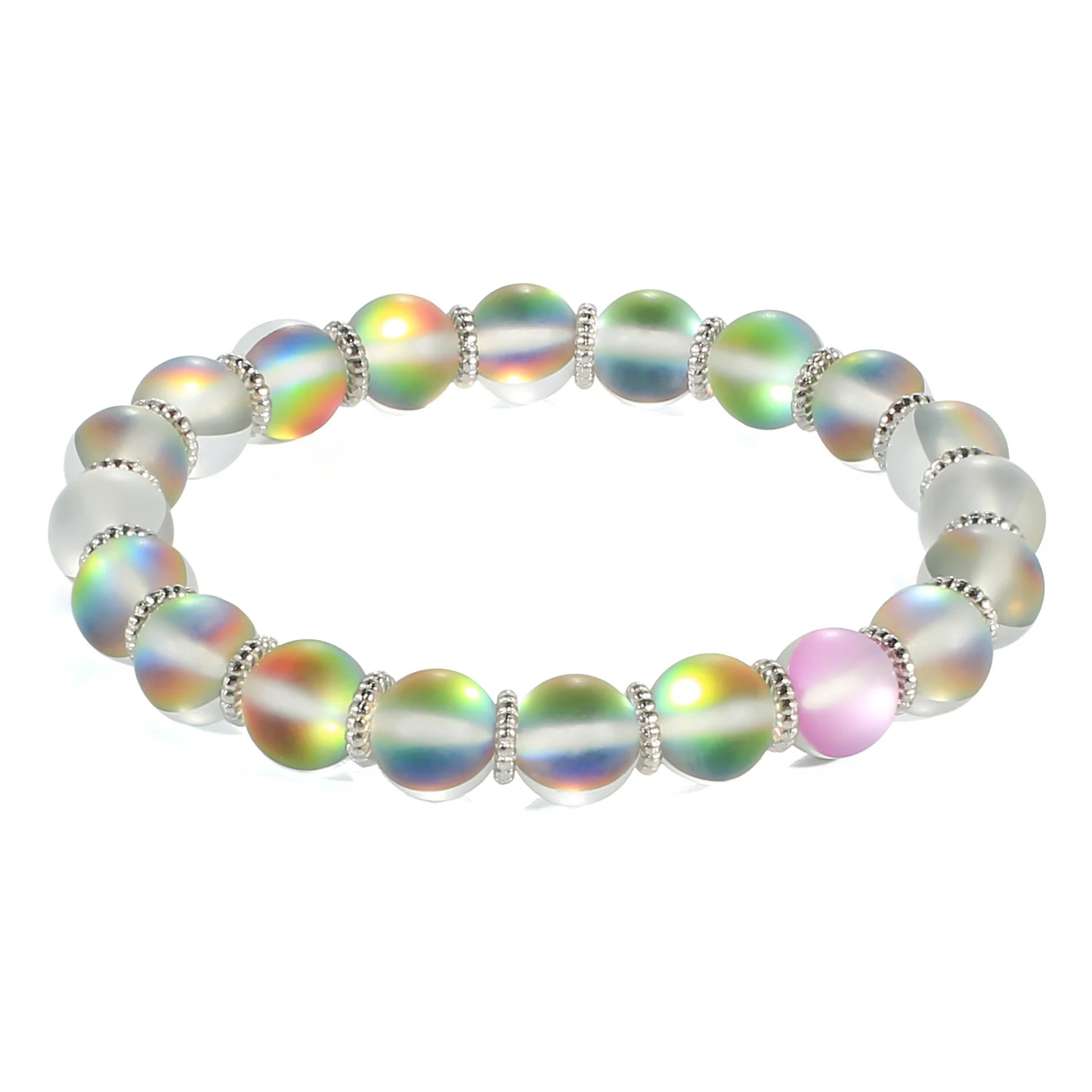 

KELITCH New Clear Transparent Crystal Bracelets 8MM Beads Fashion Pulseiras Feminina Handmade One Direction Gift Brazaletes