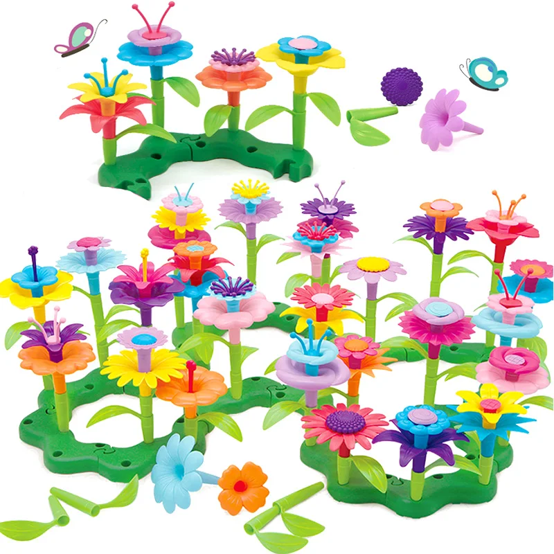 Творческая серия Сад мечты сделай сам цветочные соединительные блоки для