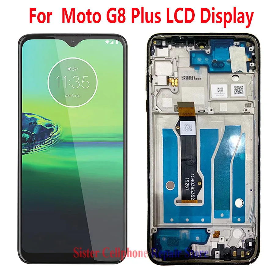 

Оригинальный ЖК-дисплей для Motorola Moto G8 Play, дисплей G8 Plus, сенсорный экран, сенсорная панель, дигитайзер в сборе XT2019 для moto G8 Power LCD