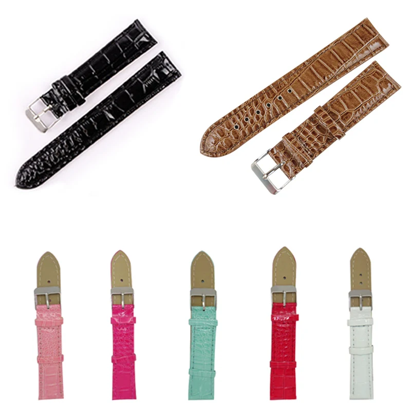 Новый женский ремешок из искусственной кожи для часов 20 мм многоцветные ремешки