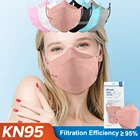 Пылезащитная маска KN95, 4-слойный респиратор FFP2 с фильтром, Пылезащитная маска для лица FFP2 FFP3