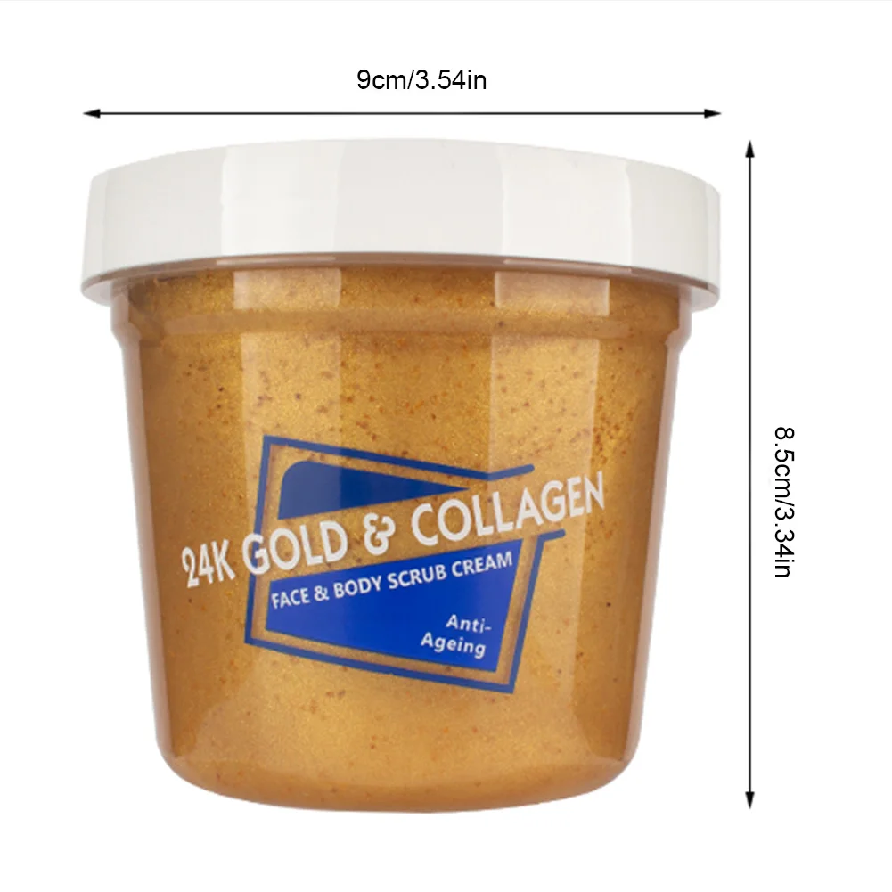 

DISAAR Body Scrub Natural Exfoliating Scrub for Dead Skin Blackhead Acne Wrinkle Soften and Smooth Skin