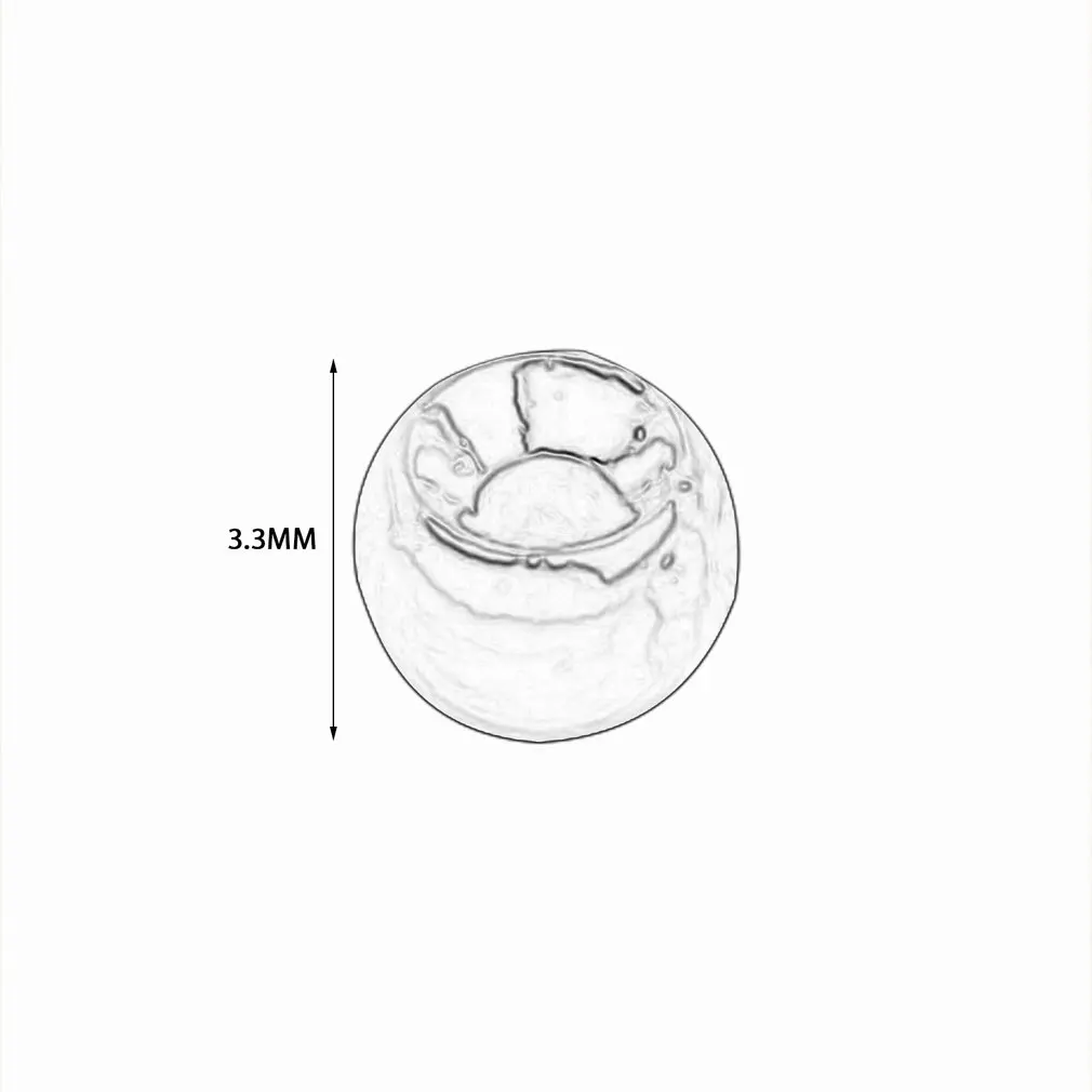 

25pcs Tungsten Slotted Fly Tying Head Beads Nymph Head Ball Beads Fly Tying Materials 2/2.4/2.8/3.3/3.8/4.6mm