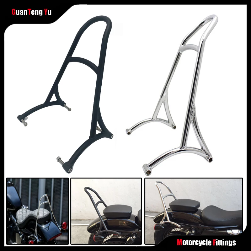 

Для Harley Sportster XL Iron Nightster 883 XL1200 X48 1200 72 2004-2019 черный хром мотоциклетная короткая спинка