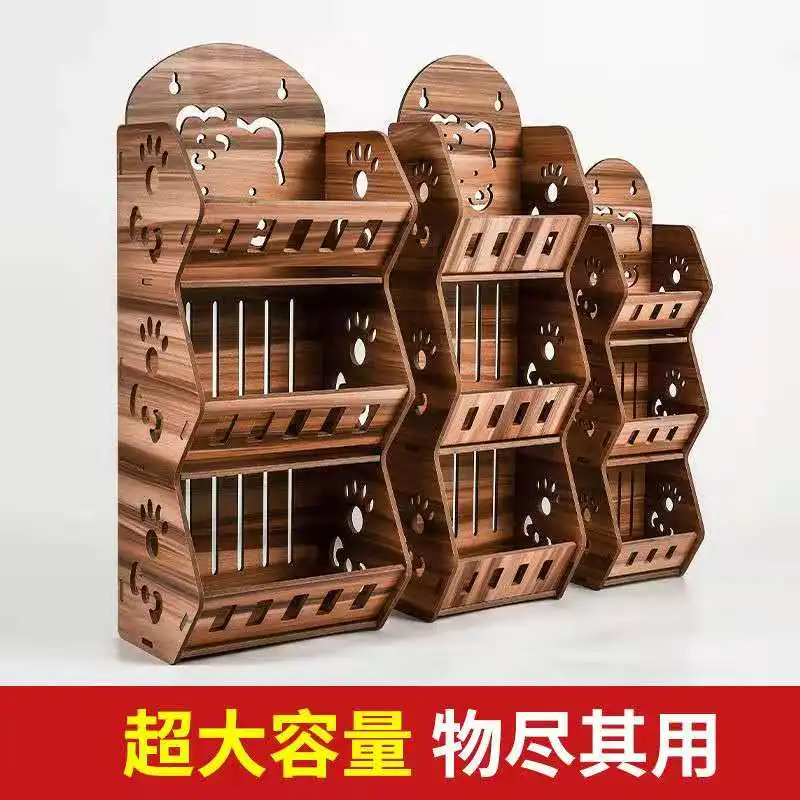 

Bathroom Storage Rack Shampoo Shower Shelf Holder Wood Kitchen Nail-Free Storage Rack Organizer Wall Mounted Rack