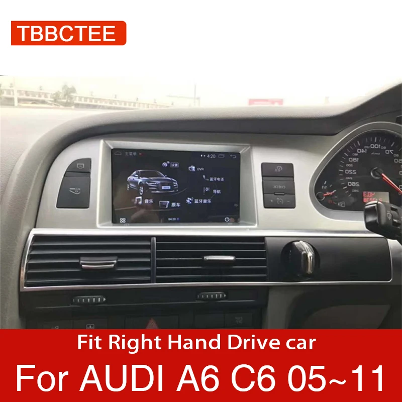 Автомобильный мультимедийный плеер для Audi A6 4F AU 2005 ~ 2011 MMI 2G 3G Android Gps навигатор DVD