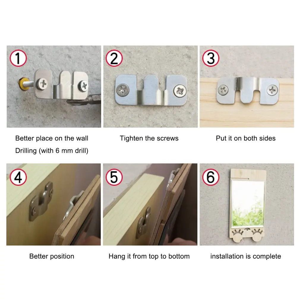 Новая сверхпрочная вешалка для фоторамки небольшой соединитель мебели крепкая |