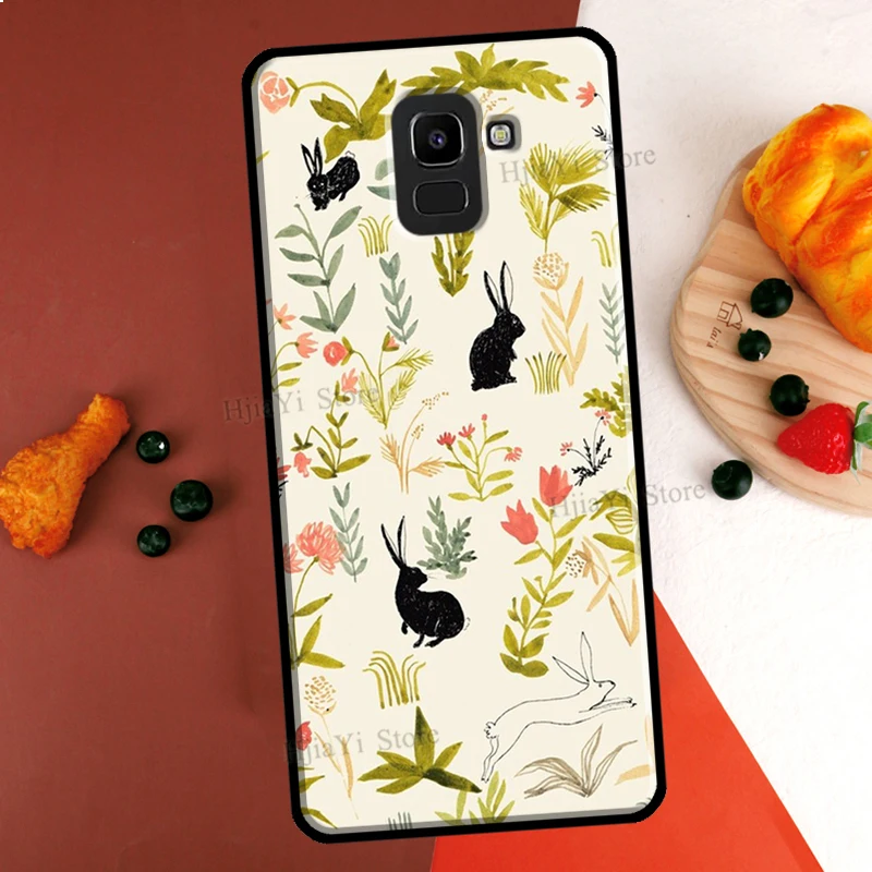 Кролики зайчики для Samsung J5 J3 J7 2017 J1 A3 A5 2016 A7 A9 J8 A6 A8 2018 J4 J6 Plus чехлы телефонов
