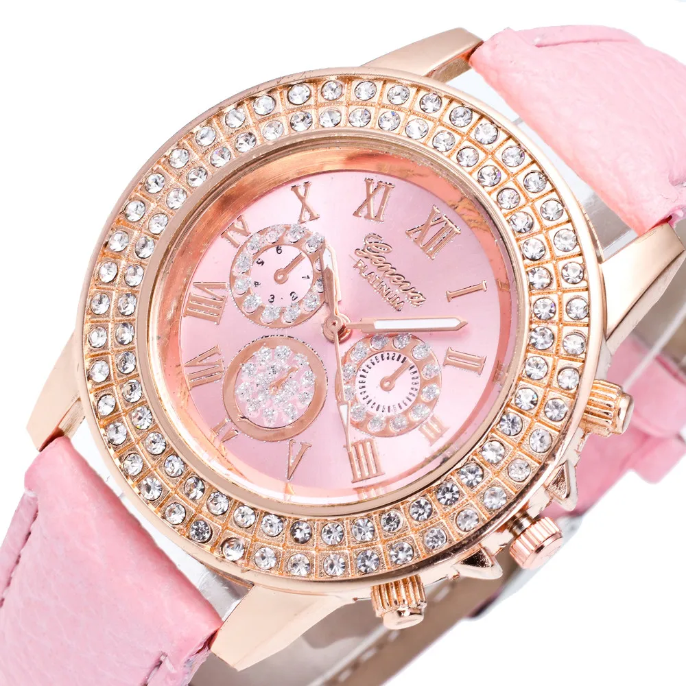 

Luxury Watch Candy Color Male And Female Strap Wrist Watch Waterproof Casual Simple Rhinestone Quartz Men Women Hot Brand Watch