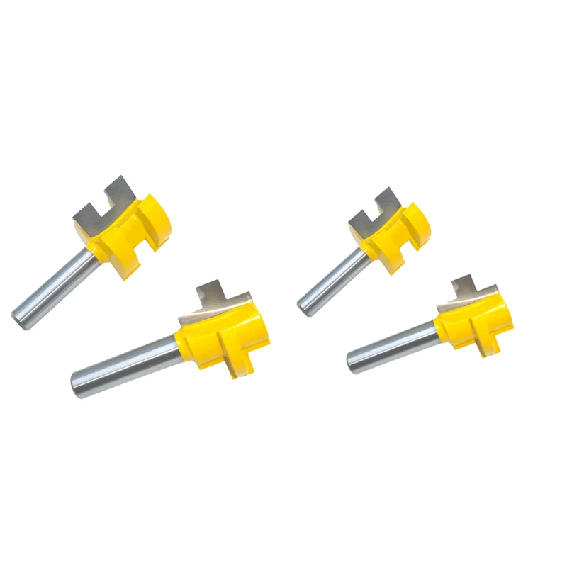 

2Pcs 8mm Shank Tongue & Groove Router Cutter Tenon Line Bit Woodworking Tool