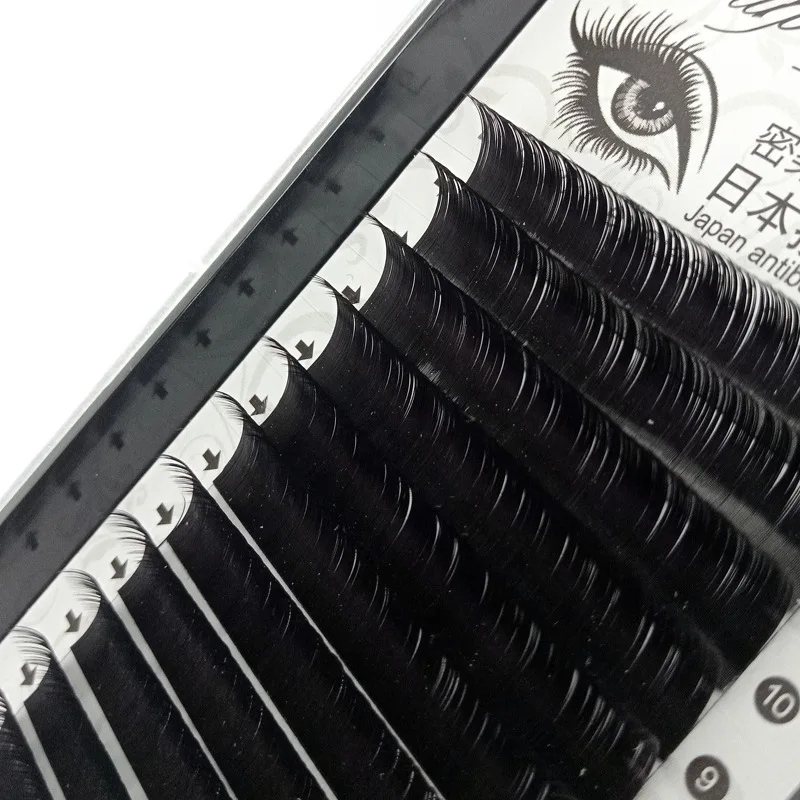 Классические накладные ресницы индивидуальные объемные Шелковые Ресницы C/D 0 05/0