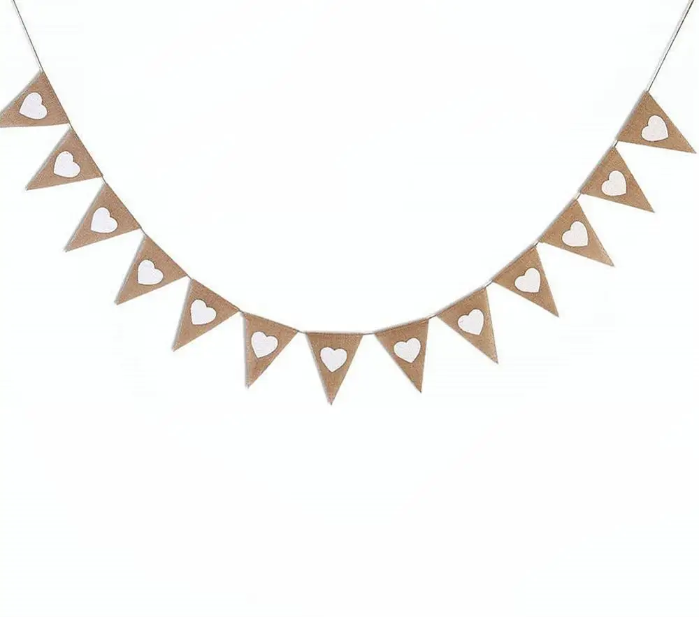 13 флагов винтажный джутовый флажок белая романтичная фотография для творчества