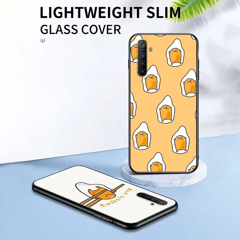 

Cartoon Gudetama Lazy Egg for OPPO Realme V15 X5 X3 X50 X7 X2 C17 C11 C3 C2 7 7i 6 6S 6i 5 Narzo 20 Pro Black Phone Case