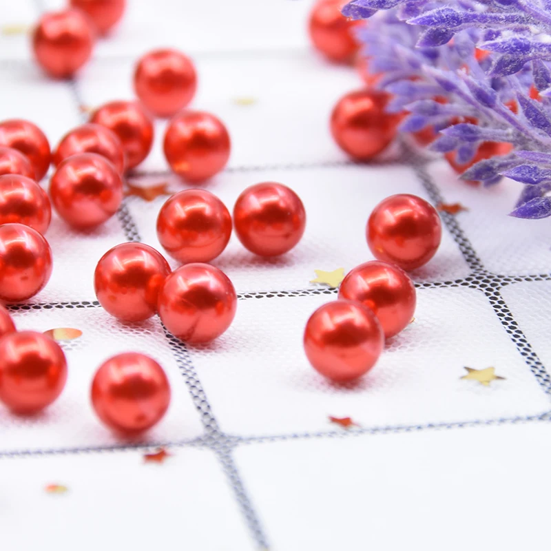 Акриловые перламутровые бусины 8 мм радужного цвета для шитья одежды сумок