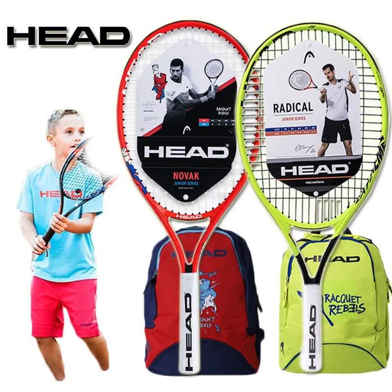 

1pcs HEAD Professional Tennis Racket Shock Absorption Carbon Aluminum Alloy Composite Rackets For Men Women Beginners Training