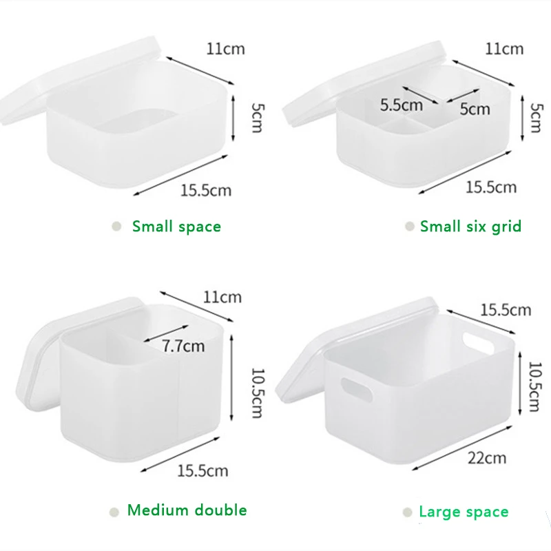 

Storage Box Practical Adjustable Plastic Case for Bead Rings Jewelry cosmetic Mask Display Organizer