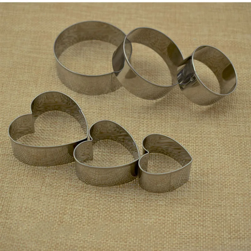 3 шт./компл. форма для выпечки торта из нержавеющей стали Форма