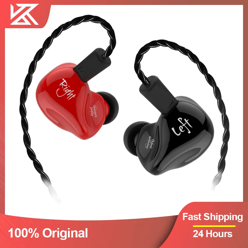 

KZ ZS4 Earphones 1BA+1DD Hybrid Technology In Ear Monitor Sport Noise Cancelling Gaming Headphones HIFI Stereo Earbuds Headset