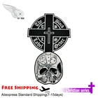 Черная нашивка на заднюю панель общества для мужчин, вышивка, термоклейкие нашивки для одежды ручной работы, 3D декоративная аппликация, модные значки сделай сам