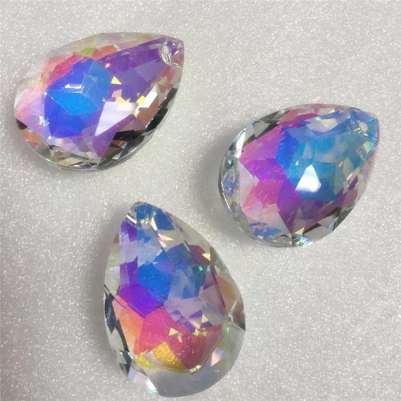 shown in the picture Яркий 30 шт./лот 38 мм Хрустальная деталь люстры кулон Suncatchers Хрустальная деталь люстры s K9 стеклянная призма Подвеска для освещения - Цвет: shown in the picture