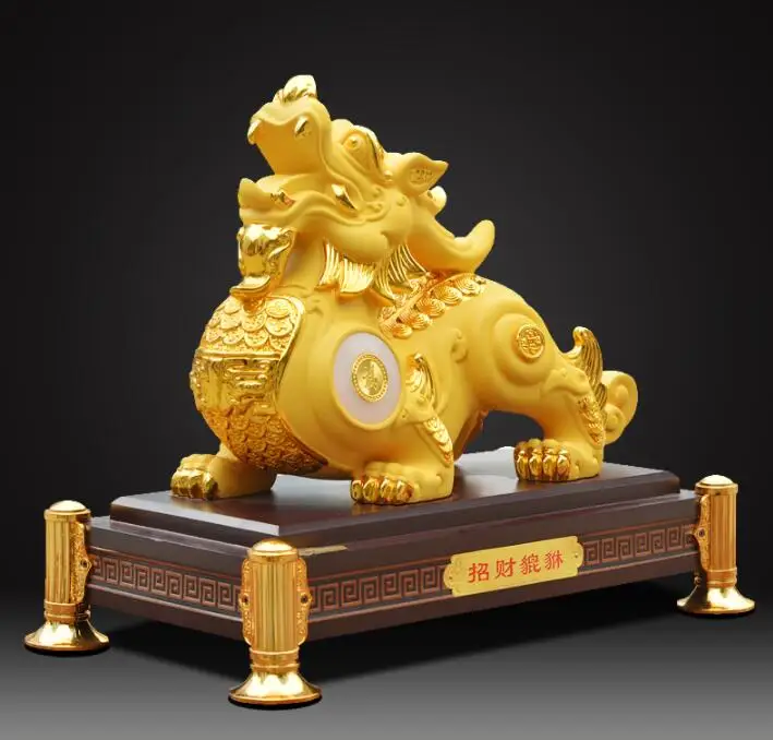 Online 2021 Südostasien HOME SHOP Unternehmen Maskottchen Glück Bringen Geld Erfolg Royal Dragon PI XIU Statue Brisk Blühendes Geschäft