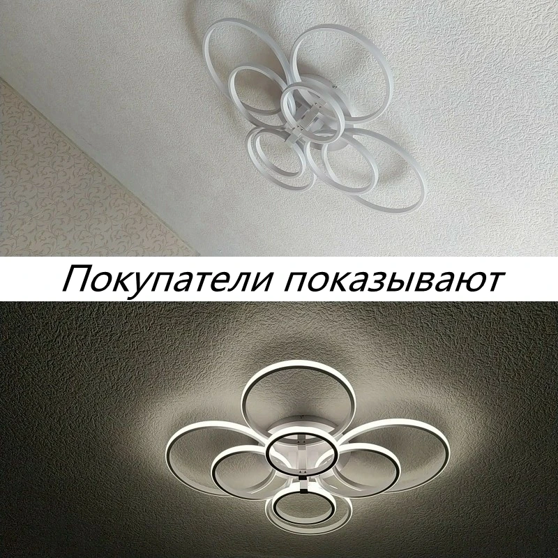 

Led Ceiling Lights Modern Ceiling Lamp Ceiling Chandelier Remote Control for Living Room Bedroom Led Lights for Dining Room Home