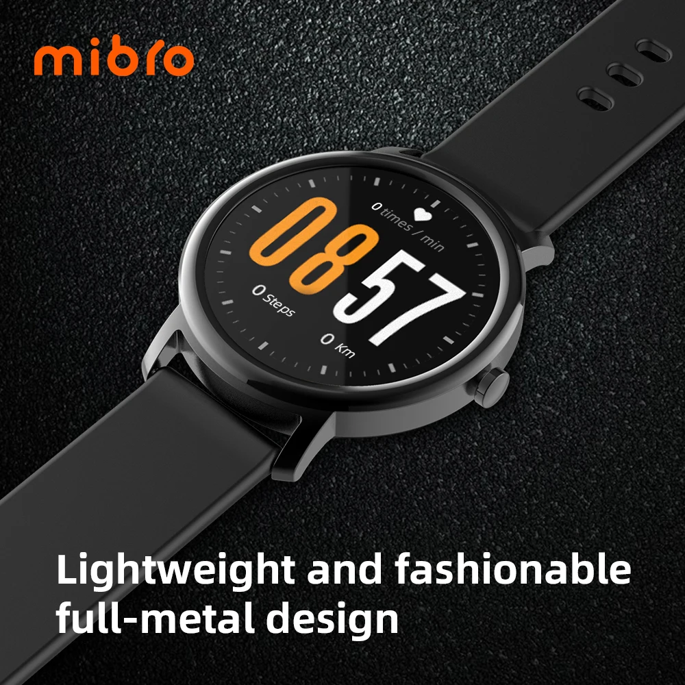 

Mibro Air Smart Watch Men Women IP68 Waterproof Bluetooth 5 Sleep Monitor Fitness Heart Rate Tracker SmartWatch Android IOS