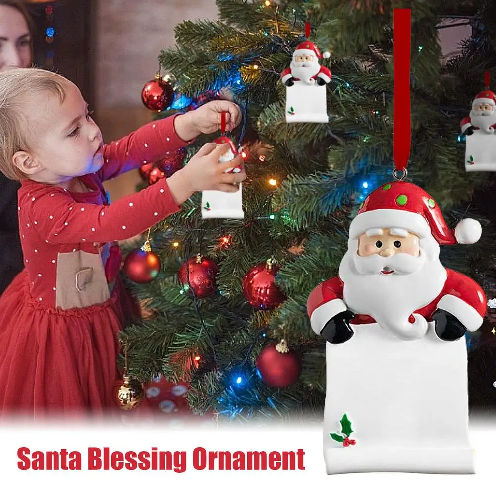 

Счастливого Рождества Санта Клаус подвесное украшение Рождественское украшение Санты для домашнего украшения рождественской елки с утолщ...