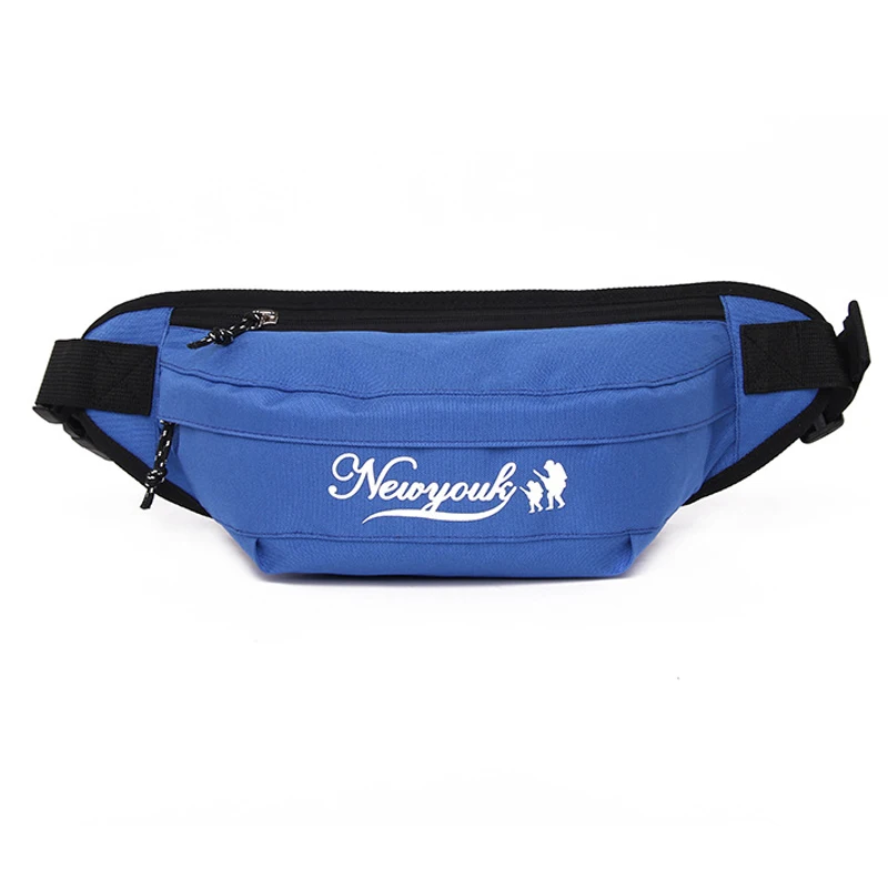 Blue Waist pack Поясная сумка для мужчин и женщин поясная сумка Оксфорд поясная сумка нагрудные сумки уличный стиль хип-хоп сумка формы «банан» многофункциональный бум пакет - Цвет: Blue Waist pack
