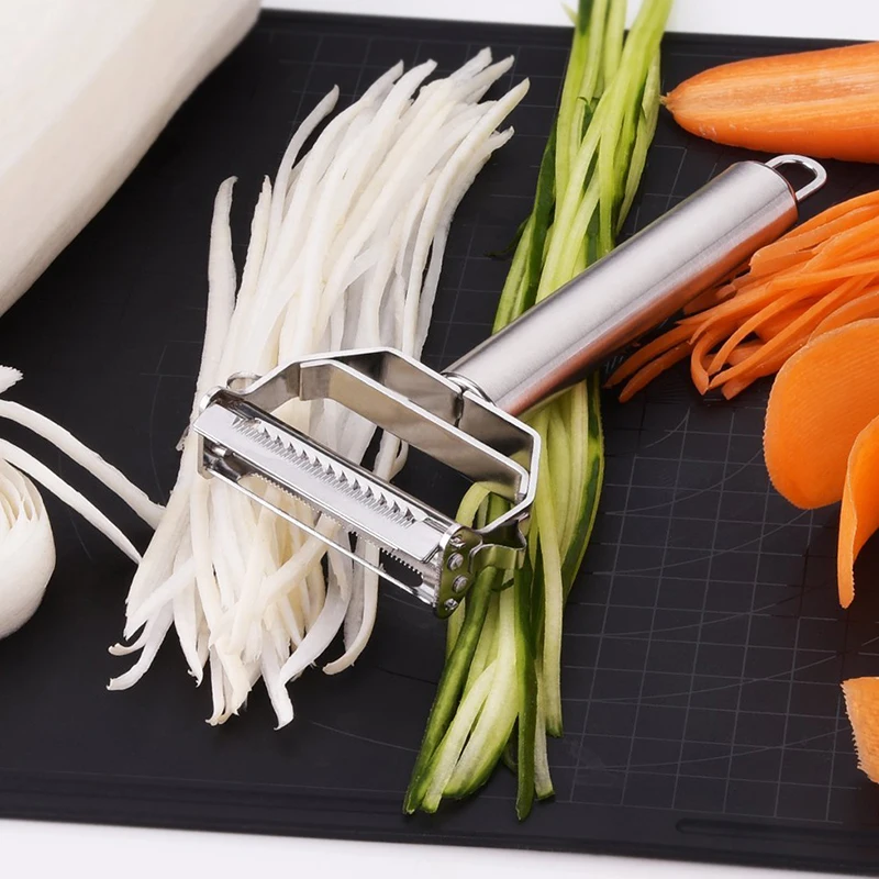 

WALFOS 304 Stainless Steel Multi-Purpose Peeler & Julienne Cutter Julienne Cutter Potato Peeler Carrot Kitchen Grater Tool