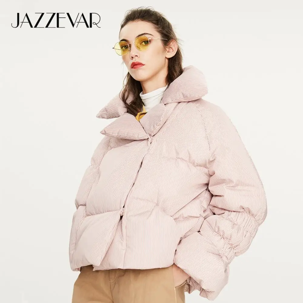 JAZZEVAR 2020 Winter New Arrival Women Down Jacket Loose Clothing Outerwear High Quality Short Style Winter Coat for Women