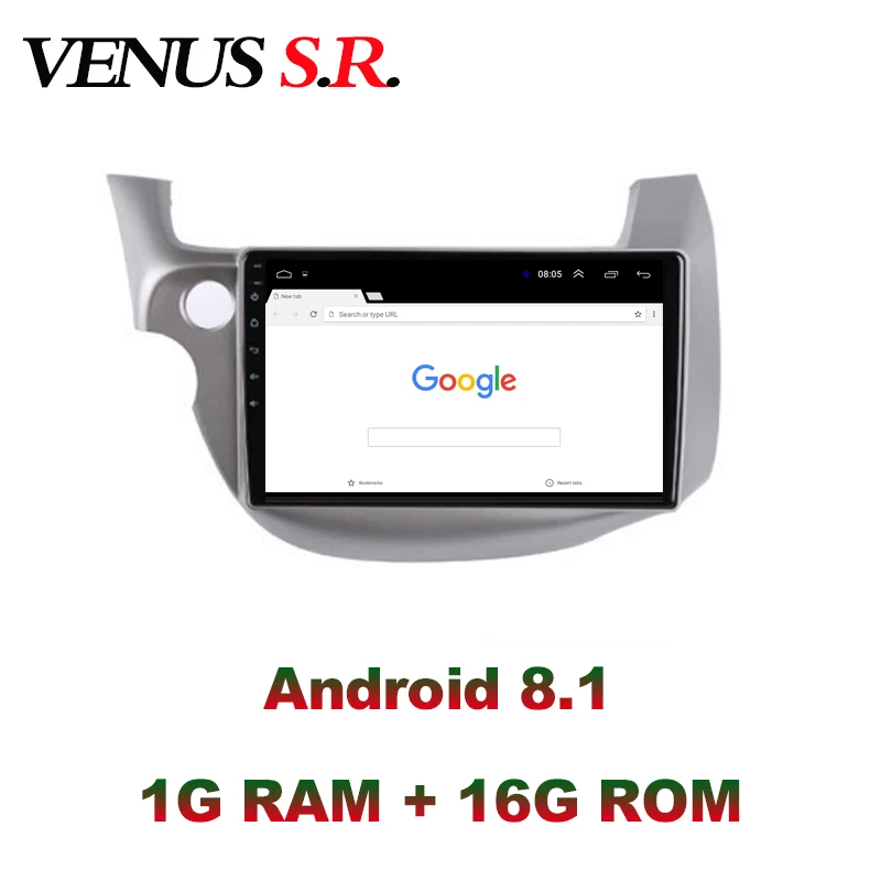 VenusSR Android 8 1 2.5D автомобильный dvd для Honda Fit Jazz 2008 2013 мультимедиа головное устройство
