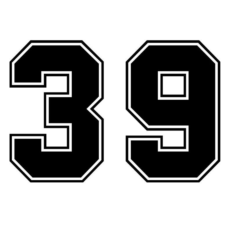 

CS-10160# наклейки на авто цифра номер 39 водонепроницаемые наклейки на машину наклейка для авто автонаклейка стикер этикеты винила наклейки ст...