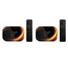 ТВ коробка, для Android 9,0 Декодер каналов кабельного телевидения X3 S905X3 4 Гб Оперативная память 32GB ТВ BoxWifi 4K для Youtube Декодер каналов кабельного телевидения Dual