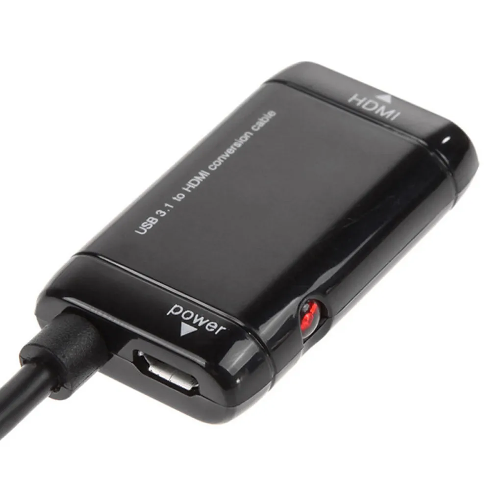 Разветвитель USB C HDMI с функцией порта питания конвертер 3 1 типа штекер гнездо для