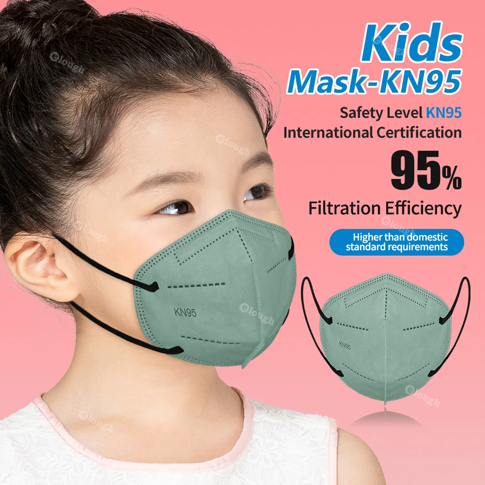 Детская маска kn95mask ffp2 mascarillas fpp2 для детей многоразовая сертифицированная