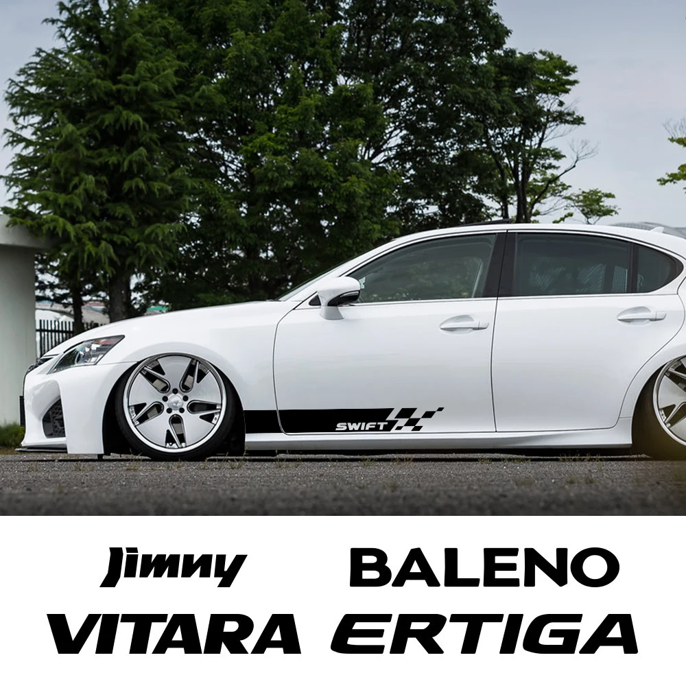 Автомобильная наклейка на дверь для Suzuki Jimny Свифт Vitara Ignis Grand Alto Baleno Sx4 Samurai S-cross Celerio