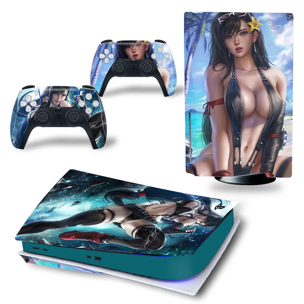 

Наклейка для консоли PlayStation 5 и 2 контроллера