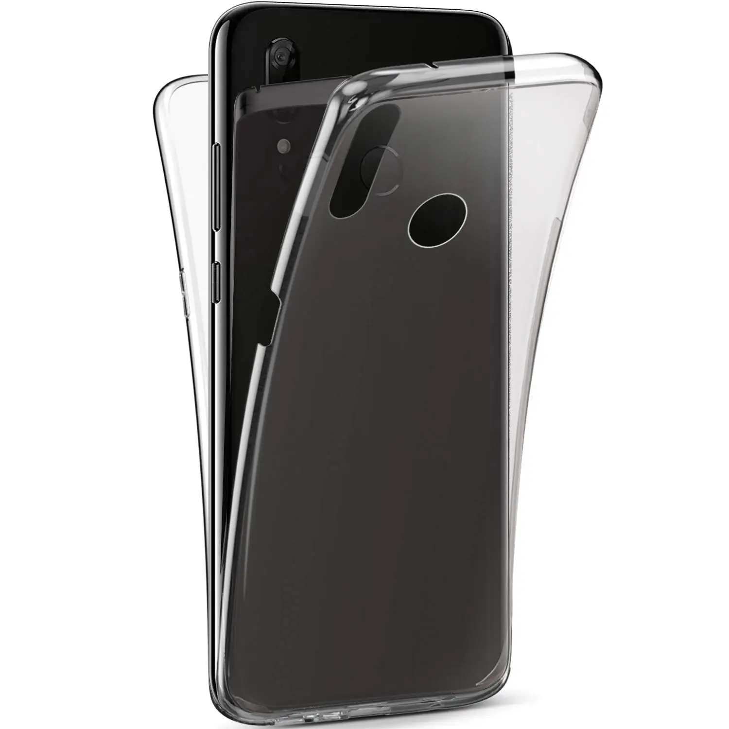 Чехол 2 в 1 с поворотом на 360 градусов для Huawei P Smart 2019 Plus Honor 10i 10 lite 20 Lite мягкий