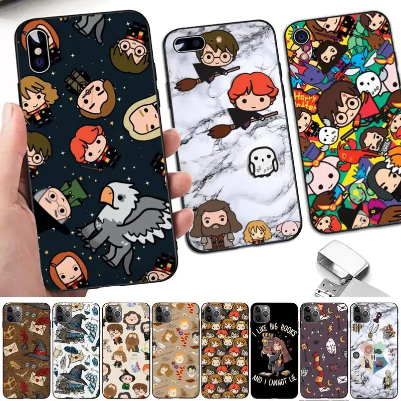 Чехол для телефона Yinuoda Hogwart Harries Поттер iPhone 8 7 6 6S Plus X 5S SE 2020 XR 11 12 pro XS MAX|Бамперы| |