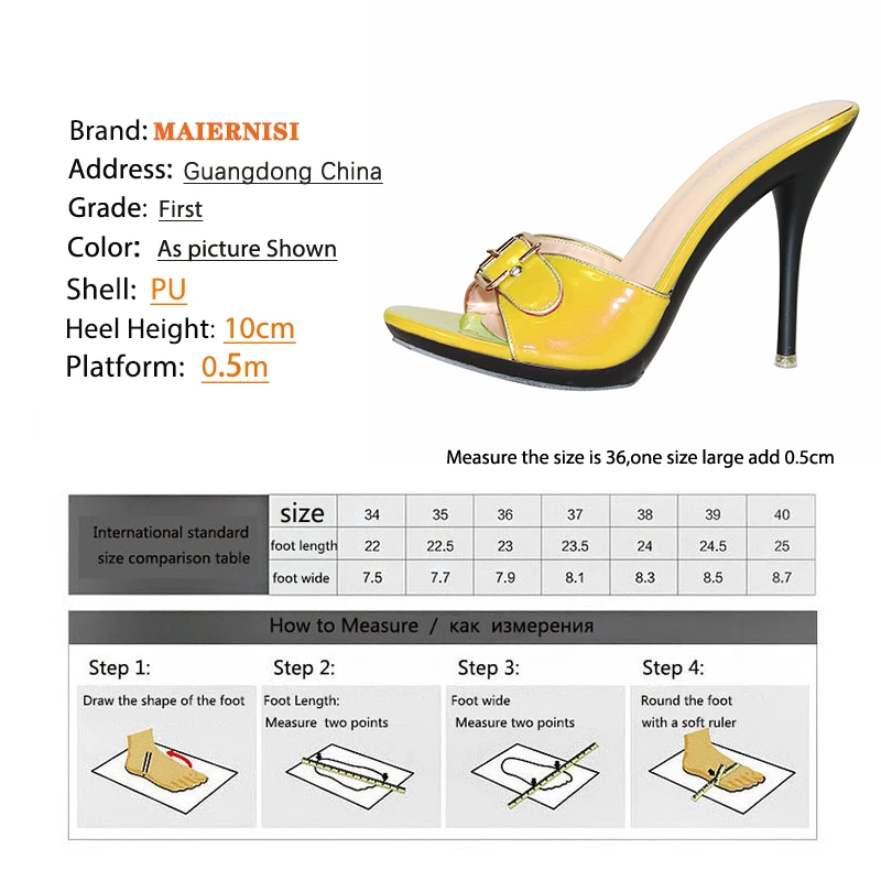 

Candy Color Slippers Women Shoes Sexy Patent Leather High Heel 10.5CM Pointed Toe Sandals Shoes Women 2018 Female Wedding Shoes