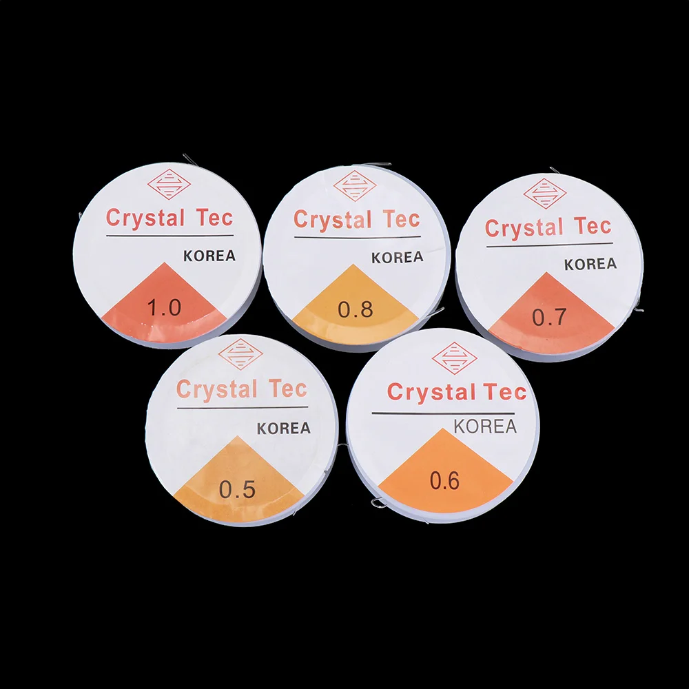 1 Roll 0.5-1.0MM Transparent Stretchy Elastic Rope String Line Cord Beading Beads DIY for Jewelry Making Bracelet and Necklace | Украшения