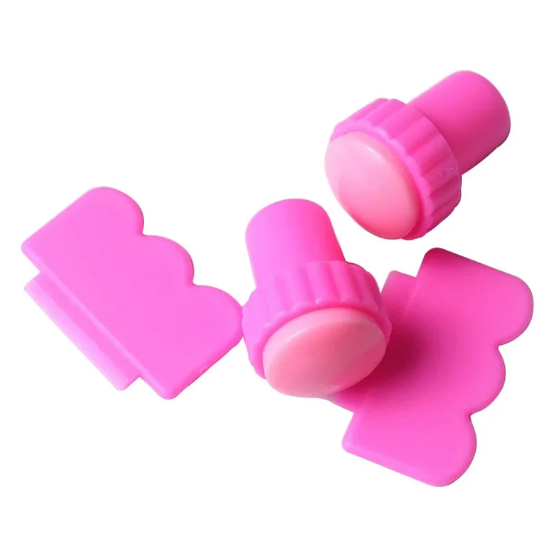 1 комплект в партии 2 Пластик дизайн ногтей гель лак штампа изображения для