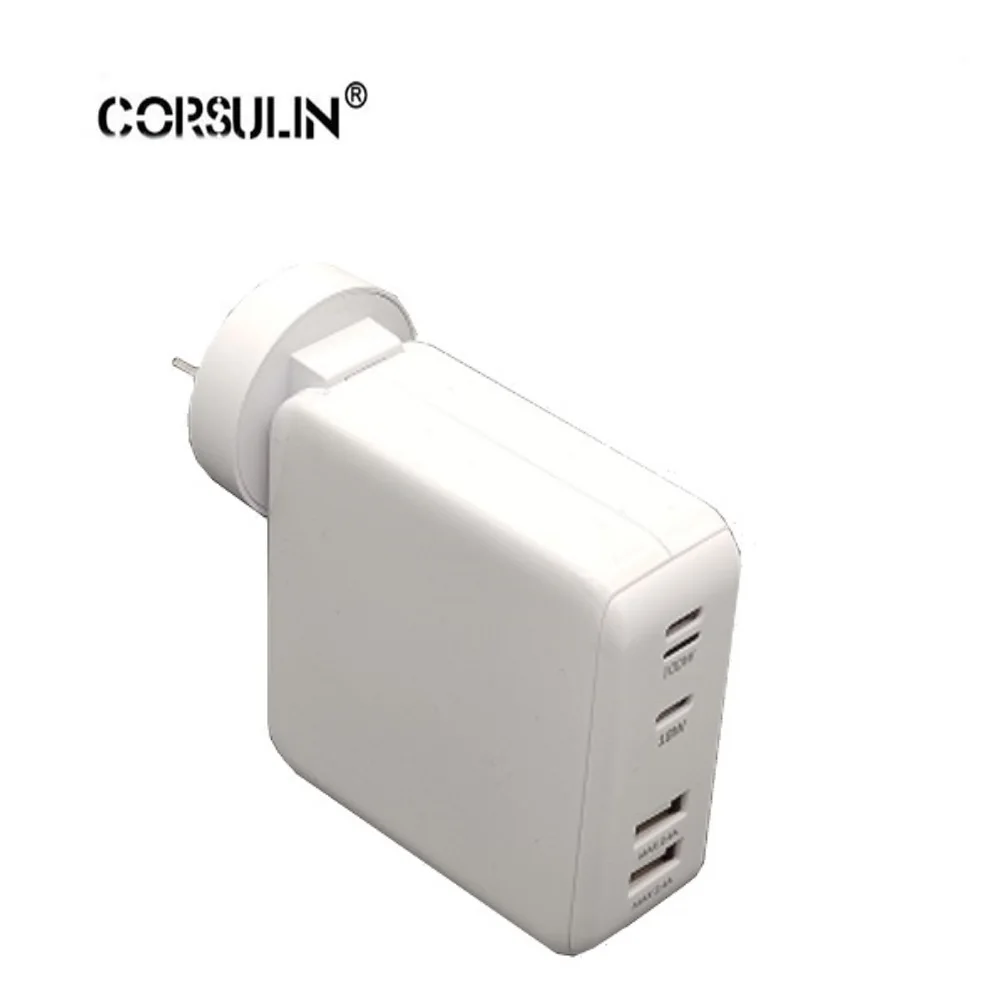 pd 100w ган dual usb type c зарядное устройств