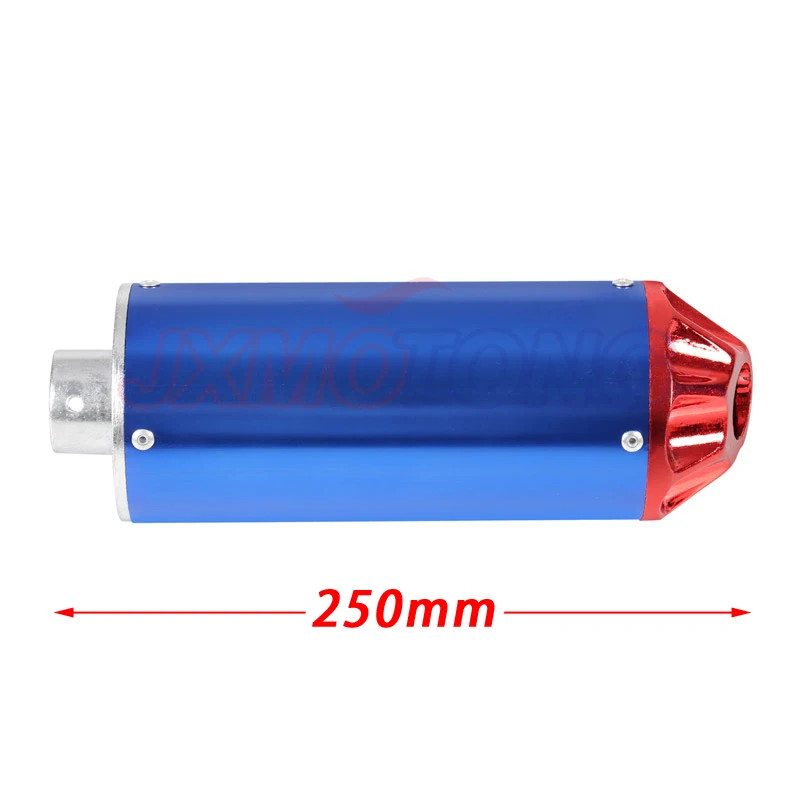 Универсальный алюминиевый выхлопной глушитель для мотоцикла 4 цвета 28 мм