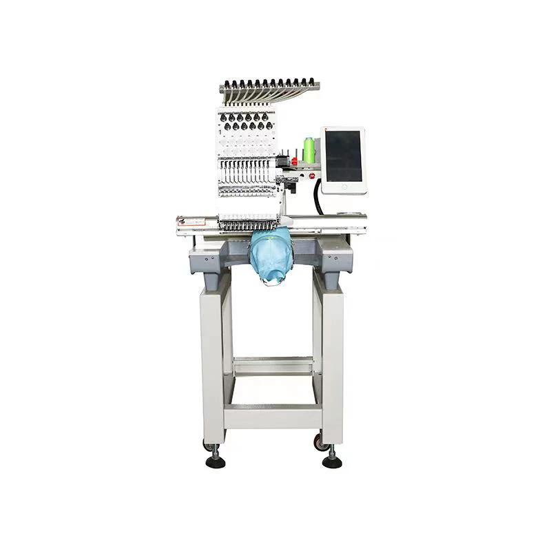 

High Speed One Head Embroidery Machinery bordadora maquina de bordar T-Shirt Flat Home Embroidery Machine Computerized