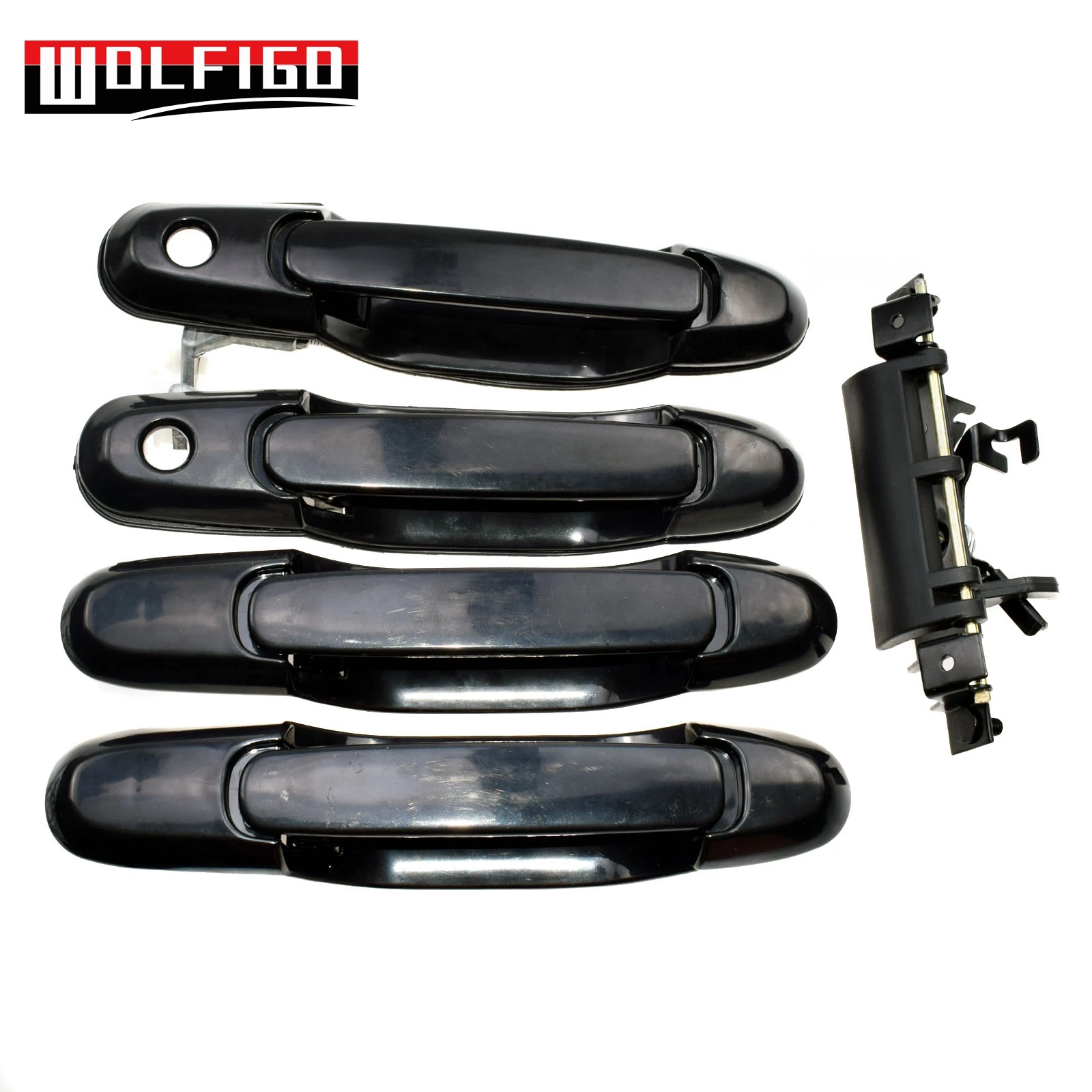 WOLFIGO новые черные наружные дверные ручки передние и задние подъемные ворота
