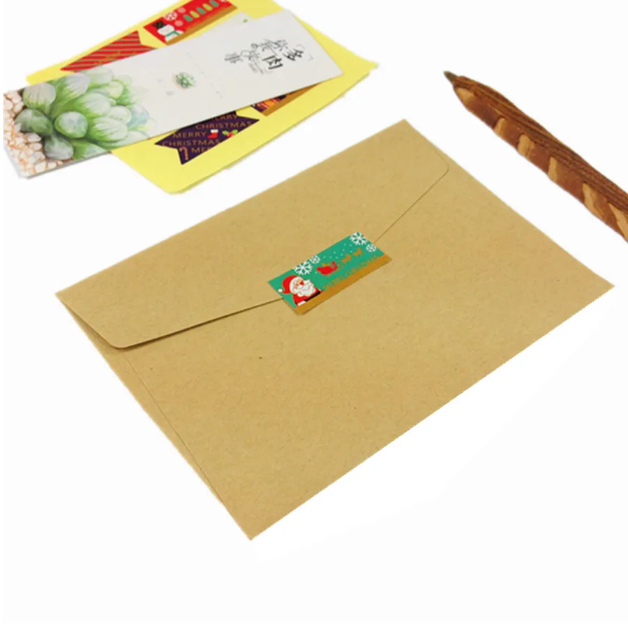 80 наклеек со снеговиком Рождественский флаг герметичная наклейка подарок