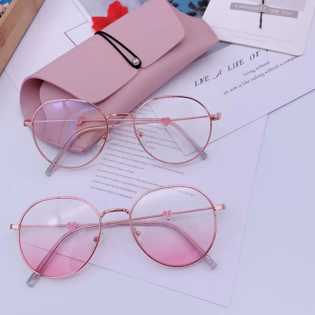 Модное украшение в виде слова Love Pink линза в металлической оправе с прозрачными стеклами Nerd для чтения очки black rose Золотой глаз очки