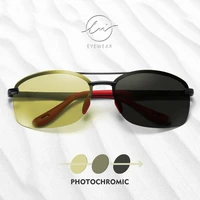 lm new photochromic sunglasses men women polarized day night vision driving goggles anti glare sun glasses uv400 zonnebril heren